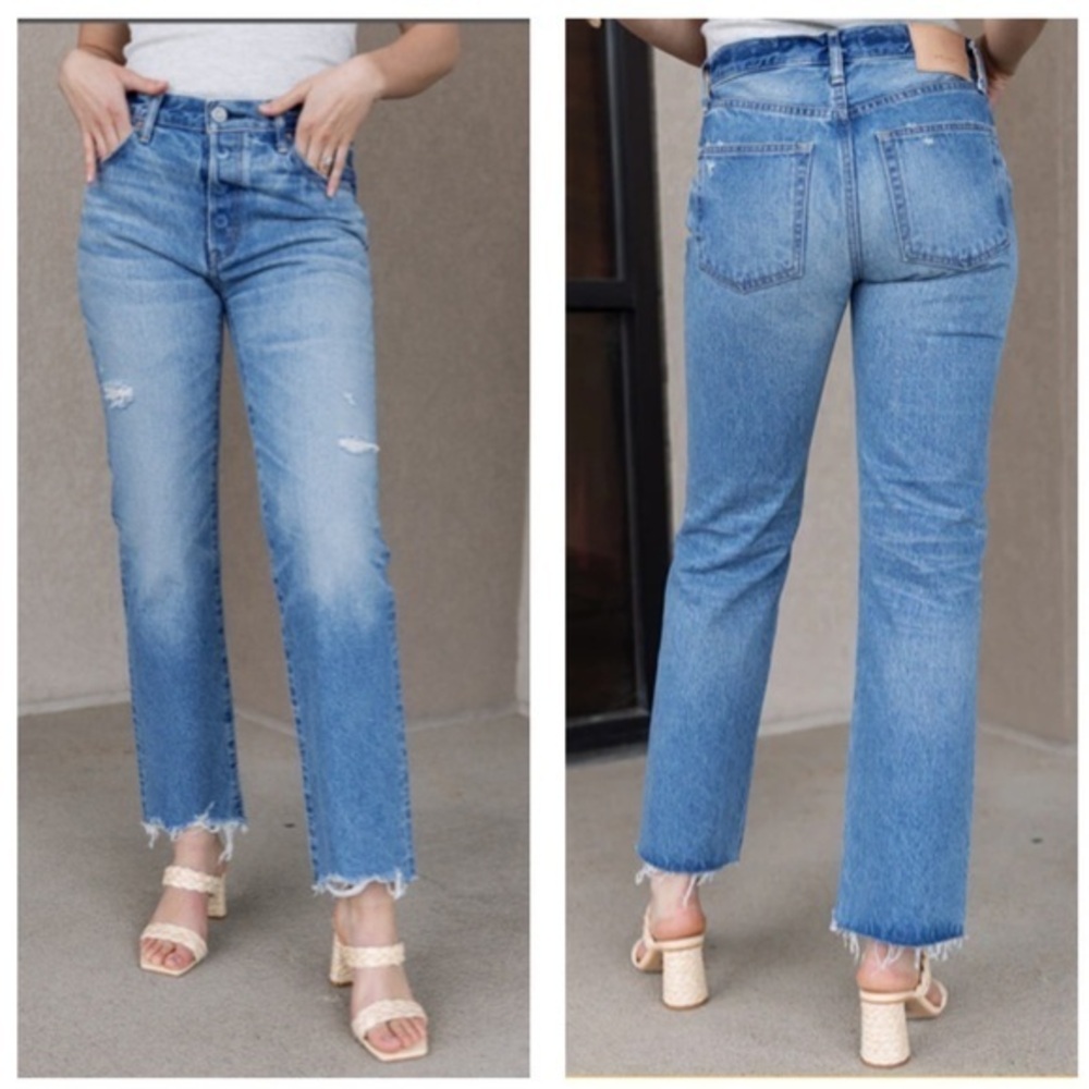 Moussy Vintage 25 NWT Colemont‎ Straight Rigid Button Fly Jeans
